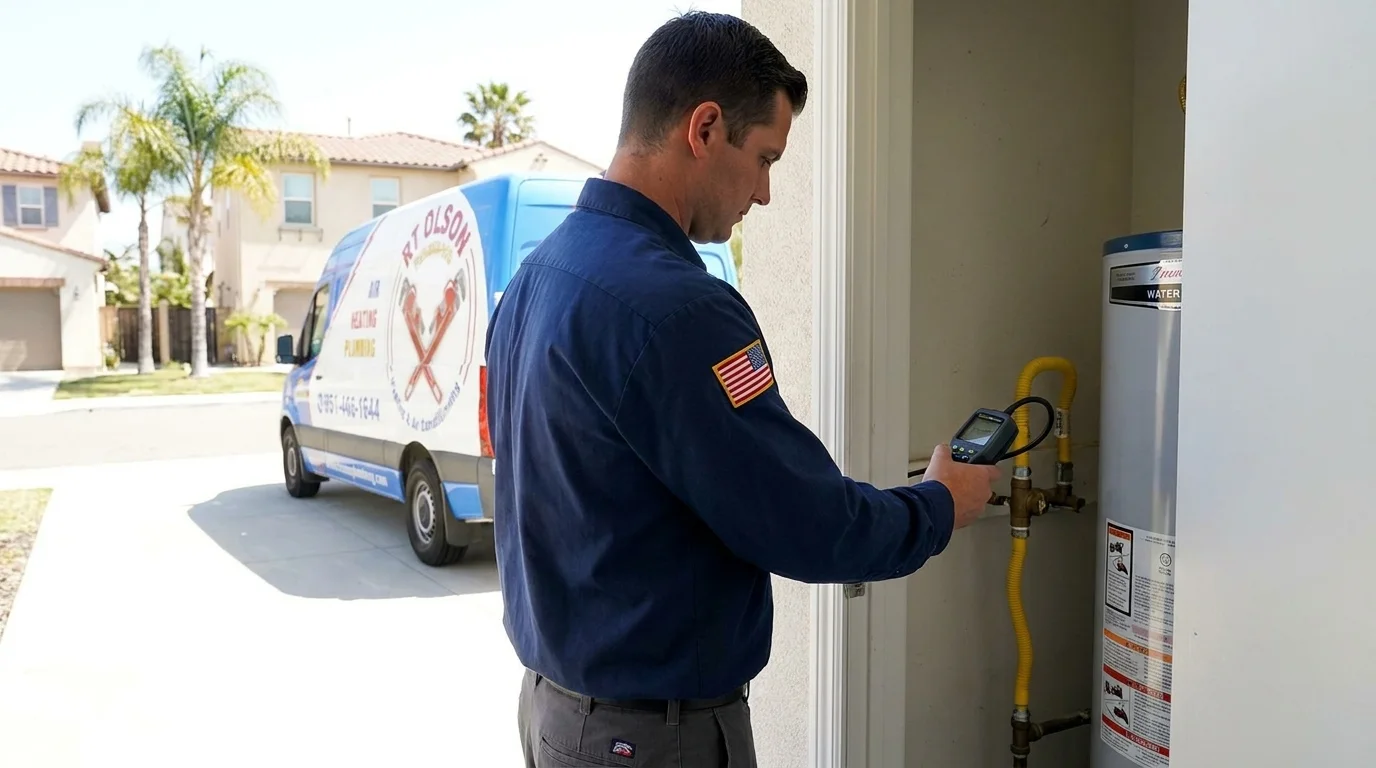 Gas Line Inspections in Temescal Valley