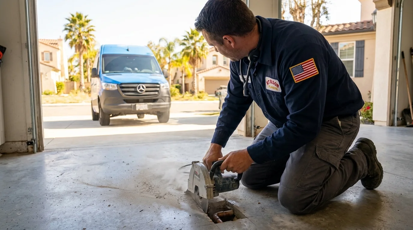 Slab Leak and Pipe Repair in Silverado