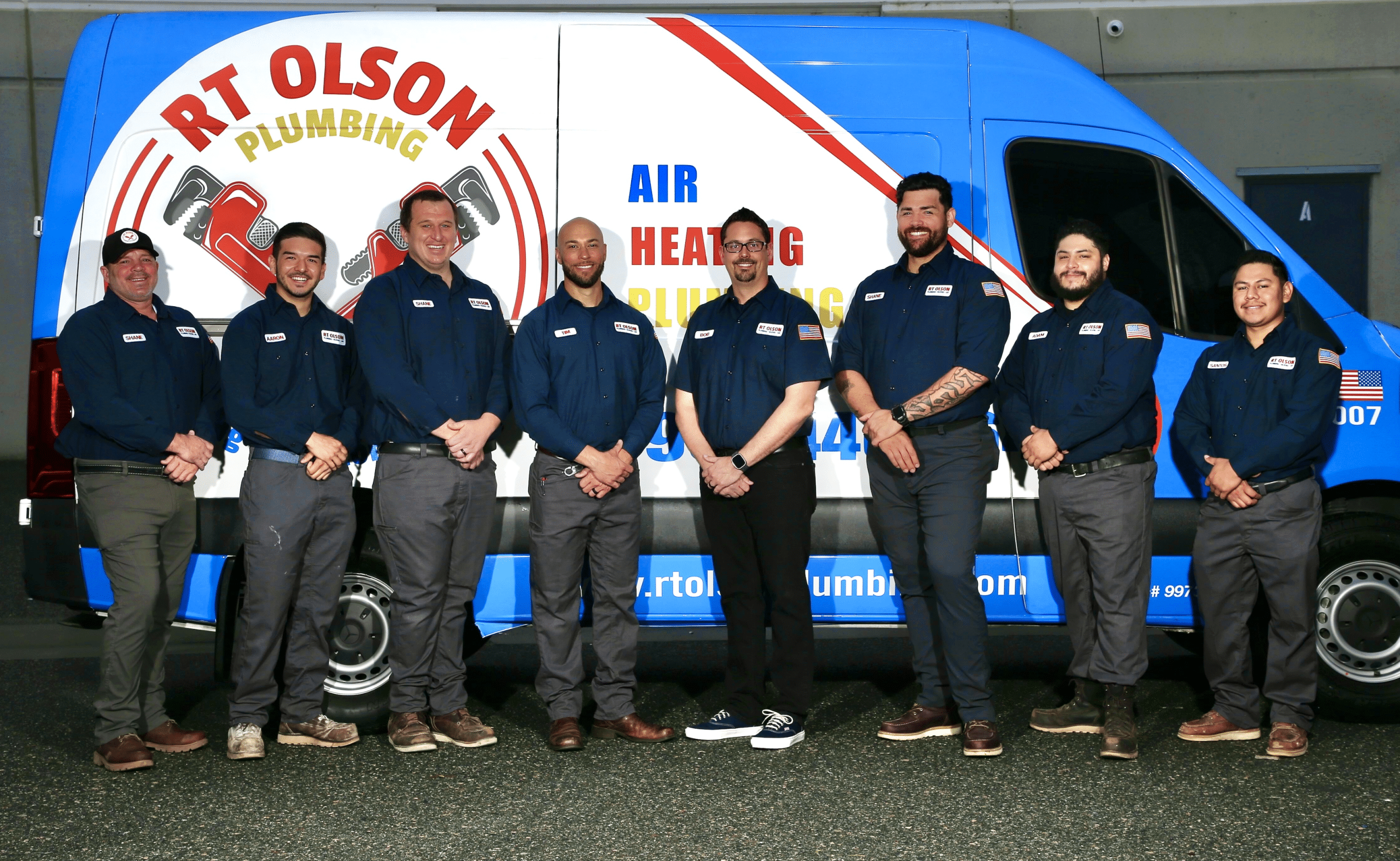 The RT Olson Plumbing Company Team